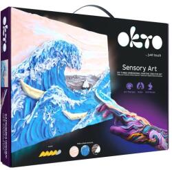 OKTO SENSOTY ART set de artă vizuală "Marele val de pe coasta Kanagawa" 30x40 cm (WKW034372)