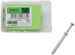 Pro m ПИРОН-ДЮБЕЛ Ф6Х50ММ 10 БРОЯ pro m (3800160903619)