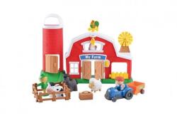 Teddies Set fermă cu siloz pentru cereale cu accesorii plastic pe baterii cu sunet (TD00560131) Figurina