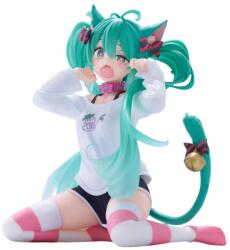 Taito Statuetă Taito Animation: Hatsune Miku - Cat Ear Miku (T-Shirt), 13 cm (TAPR452067300) Figurina