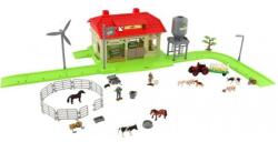Teddies Set fermă acasă cu animale și un tractor din plastic cu accesorii (TD00861444) Figurina