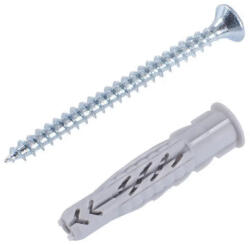 Fischer УНИВЕРСАЛЕН ДЮБЕЛ С ВИНТ Ф6x50ММ 10 БРОЯ fischer ux s k (4006209908723)