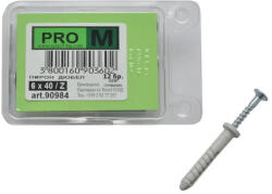 Pro m ПИРОН-ДЮБЕЛ Ф6Х40ММ 12 БРОЯ pro m (3800160903602)