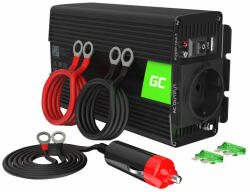 Green Cell Преобразувател на напрежение Green Cell INV02DE 24V към 230V 300W/600W (INV02DE)