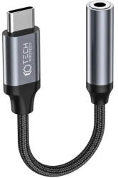 Tech-Protect Аудио кабел Tech-Protect UltraBoost, USB-C / 3.5mm mini jack, черен (9490713929667)
