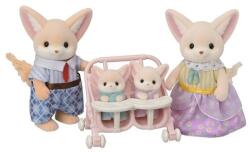 EPOCH Familia Sylvanian Families Vulpilor Fenek cu gemeni (OLP10395696) Figurina