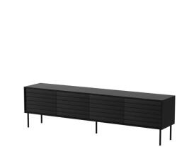 Cama MEBLE ТВ шкаф Cama CORTINA 4D 200x40x55 черен (490300)