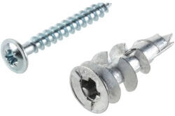 Fischer МЕТАЛЕН ДЮБЕЛ ЗА ГИПСОКАРТОН С ВИНТ 6 БР. fischer gkm s (4006209909171)