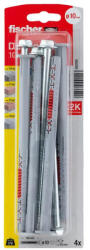 Fischer УНИВЕРСАЛЕН ДЮБЕЛ С ВИНТ 10x160 fus k 4 БР. fischer duoxpand (4048962440553)