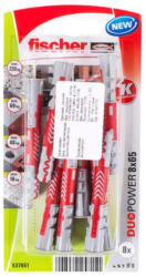 Fischer УНИВЕРСАЛЕН ДЮБЕЛ Ф8x65ММ 8 БРОЯ fischer duopower k nv (4048962257151)