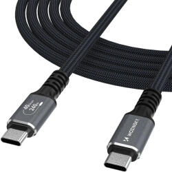 Wozinsky WPS-UY41S USB-C Thunderbolt 4 кабел 240W 1m 4K - черен (WPS-UY41S)