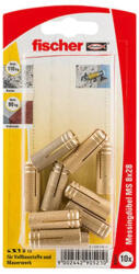Fischer МЕСИНГОВ ДЮБЕЛ Ф8Х28ММ 10 БР. fischer ms k (4048962218534)