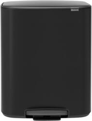 Brabantia Кош за смет Brabantia Bo Pedal 60L, Matt Black