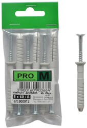 Pro m ПИРОН-ДЮБЕЛ Ф8Х60ММ 6 БРОЯ pro m (3800160903664)
