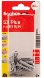 Fischer ДЮБЕЛ С КУКА 6x30 8 БР fischer sx plus (4048962481617)