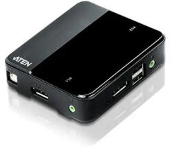 ATEN KVM превключвател ATEN CS782DP, 2-портов, USB, DisplayPort, Audio, 4K (CS782DP-AT)