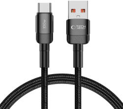 Tech-Protect Кабел Tech-Protect UltraBoost Evo, USB-C към USB-C, 100W, 5A, 1m, чере (5906203690718)