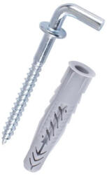Fischer УНИВЕРСАЛЕН ДЮБЕЛ С КУКА Ф8x50ММ 4 БРОЯ fischer ux wh k (4006209946251)