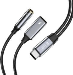 Tech-Protect Кабел Tech-Protect UltraBoost, USB-C (мъжки), PD 60W, 6A към mini jack (9319456607383)