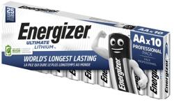 Energizer ULTIMATE LITHIUM tartós elem AA, lítium, 10db/csomag E301535504 (E301535504)