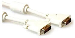 ACT Кабел act ak3634, dvi-d мъжко - dvi-d мъжко, 10 м, Бял, Булк (ak3634) - smartx
