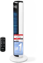 Levoit Tower Fan with Advanced Sleep Mode Fan Quiet 12H Timer 4 Modes 5 Speeds Automatic Operation with Sensor Oscillation Tower Fan with Remote Control White 92CM - LTF-F361-WEU (LTF-F361-WEU)