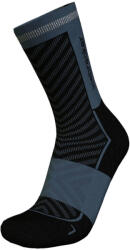 Icebreaker Șosete pentru bărbați Run+ Ultralight Crew Black/Graphite S