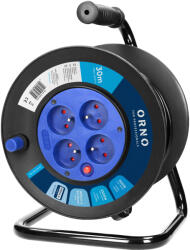 ORNO Tambur prelungitor 30m, 4 prize, protecție la supraîncălzire (O-OR-AE-13300_30M)