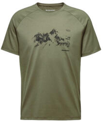 MAMMUT Mountain T-Shirt Men 8035m Mărime: L / Culoare: verde închis (1017-04503-40285-115)