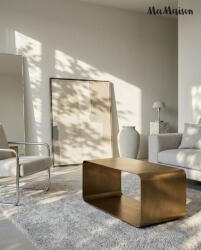 Ma Maison Noura Dohányzóasztal Fém Arany Geometrikus (MM001501100368)