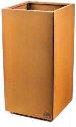 G21 Corten Square virágláda, 40 x 80 x 40 cm (KV-G21-COR448) - pepita