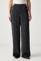 Tommy Hilfiger pantaloni straight pentru femei cu lyocell 9BY2-SPDZTS_59X (WW0WW51093)