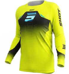Shot Tricou motocross Shot Aerolite Phase galben fluo (SHOA04-12A-B01)