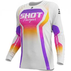Shot Tricou motocross Shot Contact Stream alb (SHOA04-12B-C03)