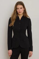 Lauren Ralph Lauren sacou cu un singur rând de nasturi pentru femei cu lână 9BY2-KZDZW1_99X (200B24032)