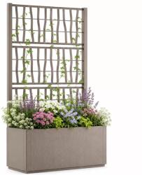 StefanPlast Italia Virágláda támaszráccsal 80L | Taupe (SP860138)