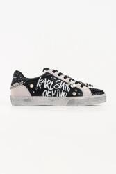 KARL LAGERFELD Skool sneakers pentru femei din piele 9BY2-OBDZFY_99X