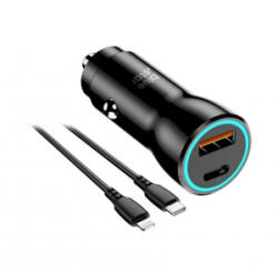 Blue Star , Szivargyújtó Usb Töltő, Usb/USb-c Aljzat, 12V 25W (30275807) (30275807) - aqua