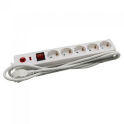 V-TAC Prelungitor cu protecție 5 prize, 1.4 m, 16A, 3G1.5 mm2 V-Tac SKU-8818 (SKU-8818)