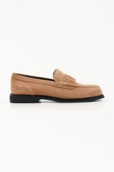 Karl Lagerfeld loafers slip-on pentru femei din piele întoarsă Mia 9BY2-OBDZGS_80X