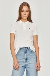 Lacoste női pamut póló - fehér 32 - answear - 30 990 Ft