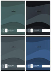 Cool School Füzet vonalas Gradient A/4 81-32 vegyes minták - tonerpiac