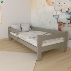  Ala fenyő gyerekágy szürke 80x180 + ajándék ágyrács