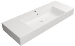 SAPHO GSI Kube X kerámia mosdó 120x47 cm csaplyukkal és túlfolyóval, fehér 9452109 (9452109)