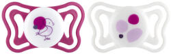 CHICCO Physioforma Light szilikon fogszabályozó cumi pink 6-16 hónap, 2 db