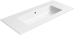 SAPHO Gsi Pura vékonyított kerámia mosdó ExtraGlaze bevonattal 102x46 cm csaplyuk nélkül, fehér 8886011 (8886011)