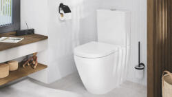 GROHE Euro Ceramic Monoblokkos WC szett alsó bekötésű tartállyal és duroplast ülőkével, alpin fehér 102513SH00 (102513SH00)