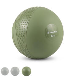 inSPORTline Mini medicinlabda inSPORTline Sendelar 12cm/1, 5kg, csúszásgátló elemek, strapabíró szerkezet, gumírozott hatású PVC felület, könnyű kezelhetőség