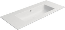 SAPHO Gsi Pura vékonyított kerámia mosdó 102x46 cm csaplyuk nélkül, matt fehér 8886009 (8886009)