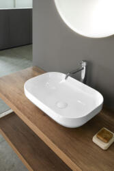 SAPHO Evora pultra tehető kerámia mosdótál 50x37 cm, fehér AR429 (AR429)